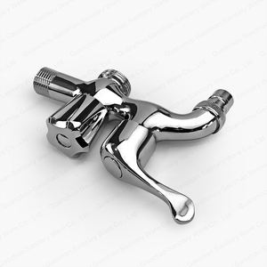 Asie du Sud-Est Hot - Selling Robinet mural en zinc à double poignée polissage et chrome Robinet de <span class=keywords><strong>machine</strong></span> à <span class=keywords><strong>laver</strong></span> à deux voies - Product Image 6