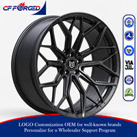 Jantes forgées monobloc personnalisées en satin noir de qualité supérieure, à rayons en Y, 5x112, pour BMW M5 F90 G90 Competition Sedan