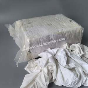 Trapos de Algodón Reciclados para Uso Industrial, 100% Algodón, Lavados y Esterilizados, Trapos de Felpa Blancos Japoneses para Limpieza - Product Image 1