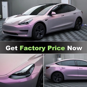 10 Years Warranty 1.52*<strong>3M</strong> TPU Color PPF Film Self Healing Satin Black Chrome <strong>Red</strong> Color Change Film Color PPF Wrap <strong>Vinyl</strong> Car Wrap - Product Image 4