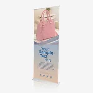 High Quality Aluminum Banner Stand Roll Up Advertising Easy Change Picture Pull Up Display Stand