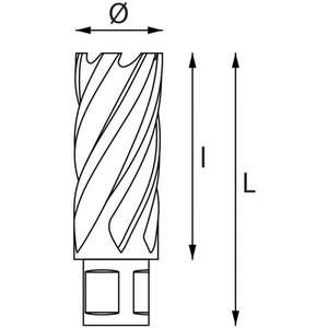 FERVI - F002/13L Fraises universelles de type long avec tige Weldon 1200 n/mm² - EAN 8012667292157 DRILL BITS - Product Image 2