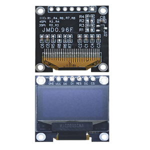 0.96-Inch PMOLED <strong>E</strong>-<strong>Paper</strong> Display Module 128x64 Blue <strong>Screen</strong> SSD1306 SPI Module - Product Image 2