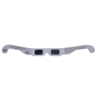Lunettes de vision éclipse solaire taille enfant certifiées ISO et CE lunettes 3D en carton