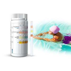 Kit de Tiras Reactivas 4 en 1 <span class=keywords><strong>para</strong></span> <span class=keywords><strong>Piscinas</strong></span> - Mide <span class=keywords><strong>Cloro</strong></span> Libre, PH, Ácido Cianúrico y Alcalinidad Total <span class=keywords><strong>para</strong></span> el Mantenimiento de <span class=keywords><strong>Piscinas</strong></span> y Spas - Product Image 2
