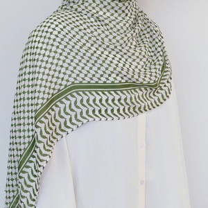 CCY Vente en gros de mousseline de soie imprimée Palestine Keffieh Châle Foulard islamique Femmes Shemagh Arabe Hijab - Product Image 3