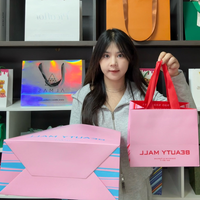 Custom Printed Brown Craft Paper Luxury Customizable Size Paperboard Shopping Bags Ribbon Handles Eco-Friendly Lamination