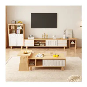 Moderner Stil Großhandel moderne Holz Wohnzimmer möbel TV-Ständer Tisch TV-Einheit Schrank