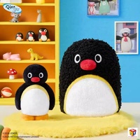Vente en gros de boîtes mystères authentiques X11 Série Pingu Pingouin, Pendentif en peluche MINI MEME, Adorables figurines décoratives, Cadeau adorable pour filles