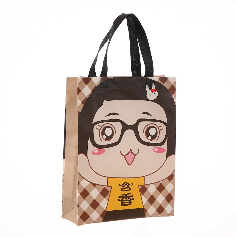 Cartoon Non-woven Plastic Wrap Gift Bag Enterprise Exhibition Environmentally Friendly Bag