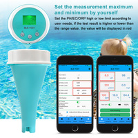 Testeur de chlore intelligent BLE-YC01 Bluetooth en ligne 6 en 1 (Chlore/pH/Sel/EC/ORP/Température) pour piscine