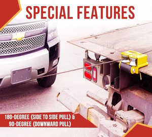 מנוע הרמה נירוסטה בהתאמה אישית עם כוח הרמה של 14,400 ליברות, כבל 3/8 X 75 רגל וו מסתובב עם נעילה עצמית עבור Mytee - Product Image 4