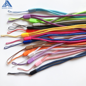 High Quality Round Nylon Braided Mobile Phone Lanyard Trendy Portable Phone Lanyard