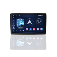 Autoradio Android 11 de 10.1 pouces avec caméra de recul Bluetooth 5.0 sans fil CarPlay USB HD pour voitures universelles