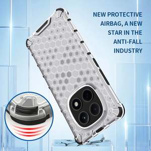 Funda de Teléfono Transparente de Lujo Personalizada por el Fabricante para 15C Note 15 Pro Plus, Anti-Caídas, TPU+PC, Híbrida, Resistente a Impactos - Product Image 3