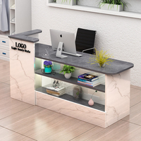 Comptoir de caisse de magasin de vêtements, bureau de style lutteur pour organiser les affaires, bureau de réception pour salon de beauté