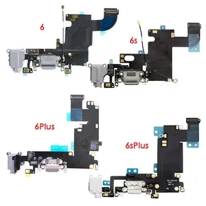 For iPhone 5 6 7 8G 8P 11 12 13 XS XR Pro MAX Phone USB Charging Port Dock Connector Flex Microphone cable Headphone Jack