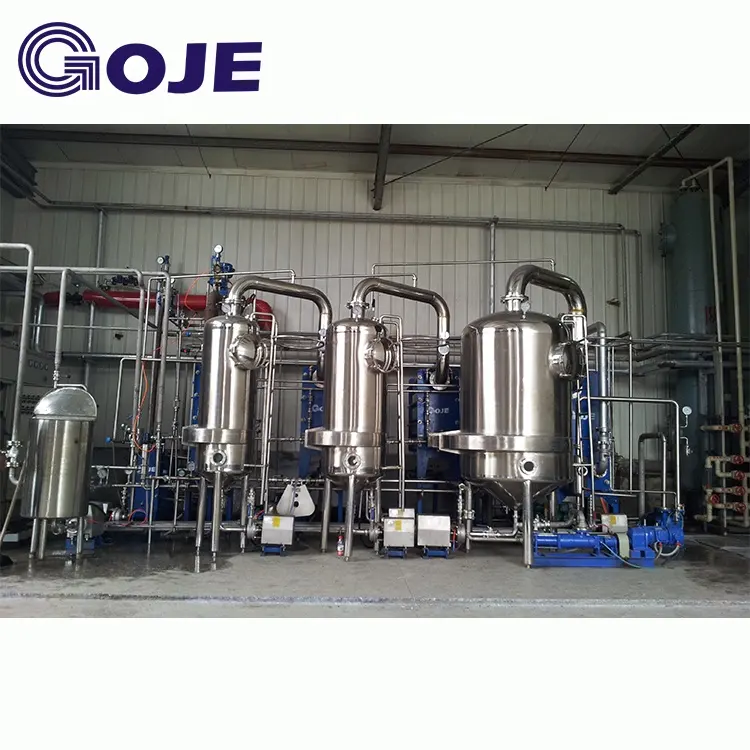 High quality Multi effect evaporator for fruit juice concentration