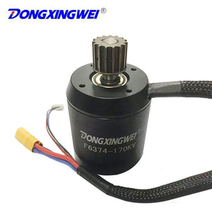 Motor CC sin escobillas Dongxingwei F6374 con polea de correa síncrona de 5M para scooter eléctrico - Product Image 5