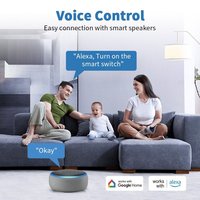 Mini interrupteur mural intelligent Zigbee pour la domotique Wi-Fi