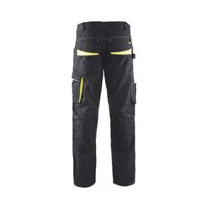BLAKLADER - 149513309933D124 Pantalon de service avec stretch Noir/Jaune-PANTALON DE TRAVAIL EAN 7330509544464 PANTALON DE TRAVAIL CARGO - Product Image 2