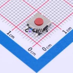 TD-1125SR-2.5H-160 Tactile Switch SMD-4P,6.2x6.5mm Switch 6.5mm 6.2mm 2.5mm - Product Image 1