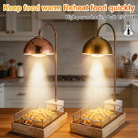 Lampe chauffante de buffet à tête unique en marbre, lampe chauffante pour friture et grillades pour hôtels et restaurants, lampe chauffante pour la cuisson des aliments