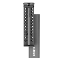 Jeu de tournevis de précision COOFIX Mini 25 en 1, embouts CRV, rotation à 360 degrés, avec étui de rangement pour la réparation électronique