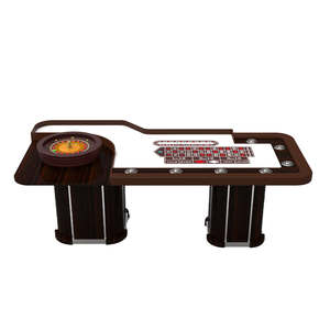 Usine Lucky Blue Electronic Deluxe Real Wooden Gambling Casino Poker Tables <span class=keywords><strong>Roulette</strong></span> Wheel - Product Image 2