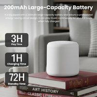 Mini haut-parleur Bluetooth sans fil de poche, couleurs macaron dégradées, haut-parleur compact pour l'extérieur, cadeau promotionnel idéal, faible coût
