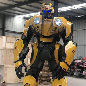 인간 생활 크기 코스프레 춤 인공 로봇 성능 의상