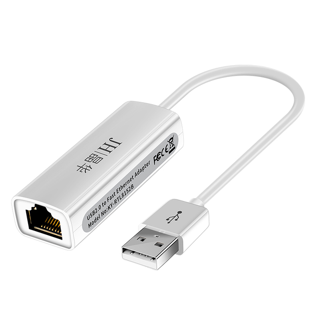 USB to RJ45 Lan Network Ethernet Adapter Card 10/100 Adapter for PC\windows7, Laptop,LAN Adapter