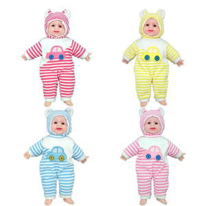 Poupée en silicone mignonne de 35 cm qui parle (Papa, Maman) pour enfants – Vente chaude, directement de l'usine - Product Image 6