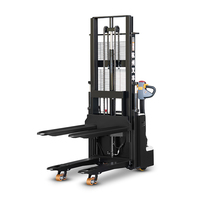 HANGCHA Empileur de palettes de 1.5 tonnes avec hauteur de levage initiale Max 3.6m Empileur de palettes électrique à hauteur de mât
