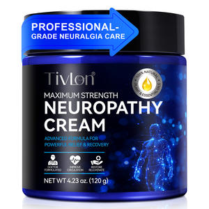 Produsen grosir krim pereda neuropatik biru 100% krim neuropatik kekuatan ekstra alami untuk kaki dan nyeri tangan - Product Image 1