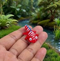3D-Gedruckte Eidechsen-Sammlerfigur mit Beweglichen Gelenken, Mini-Reptilienfigur für Ausstellungsregal, Schreibtisch, Lernspielzeug, Partydekoration