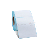 Gulungan Label termal 40x70mm, perekat tahan air untuk pencetak langsung, Label pengiriman kode batang untuk pakaian ukuran 40x60mm