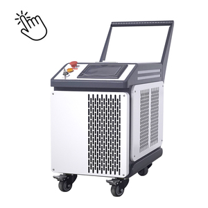 Portable 300W Fiber Pulse <b>Laser</b> <b>Cleaning</b> <b>Machine</b> Rust Remover for Aluminum Glass Wood PVC Rubber UPVC High Safety Best Price! - Product Image 1