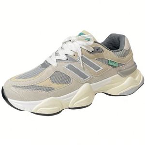 Chaussures de sport décontractées et tendance pour femmes, modèle 9060, en cuir véritable de haute qualité, avec amorti, collection 2026, vente chaude - Product Image 1