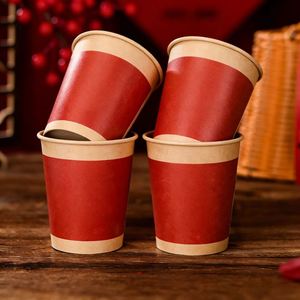 Gobelets en papier jetables durables à une couche de 6 oz pour café, thé et boissons, avec support durable pour plateau alimentaire - Product Image 5