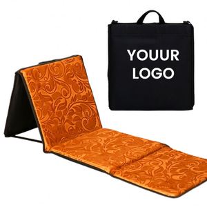 Fashion Portable Islamic Prayer <b>Mat</b> Foldable <b>Muslim</b> Travel Rug with Backrest - Product Image 2