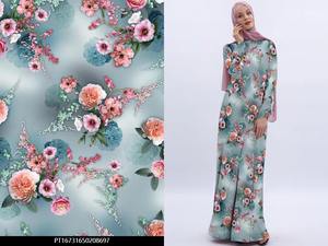 Tecido Havaiano Atacado 100% Rayon com Estampa Floral - Product Image 6