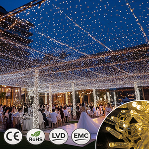 Commercial IP65 Waterproof LED String <b>Lights</b> Transparent PVC Cable 10m 50m 100m Outdoor Fairy <b>Lights</b> Holiday <b>Tree</b> Decoration - Product Image 1