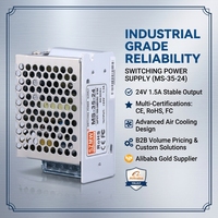Alimentation électrique MS-35-24 SZMW 35W, conception légère à tension stable pour modules auxiliaires industriels, petits accessoires d'automatisation