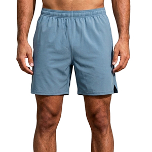 Comfort Fit Sports Shorts Men Quick Dry Breathable Texture Soft Against Skin <b>Elastic</b> Waist Drawstring Closure Functional Pocket - Product Image 1