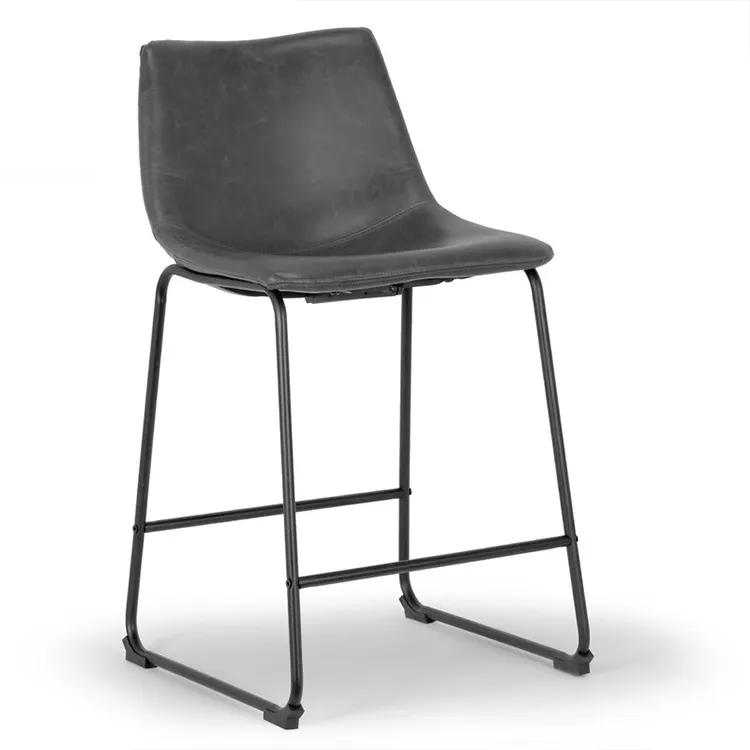 고품질 철사 의자 부엌 뒤를 가진 Retro 현대 강철 금속 막대기 발판