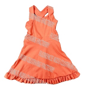 Conjunto Deportivo para Niñas DH ODM, Top de Cuello Alto y Pantalones Cortos con Cintura Elástica y Cordón Ajustable, en Nailon y Poliéster, Sin Mangas - Product Image 2