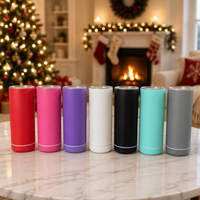 Gobelet intelligent sans fil en acier inoxydable de 20 oz avec haut-parleur musical, modèle mince et droit, vierge pour sublimation, vente en gros