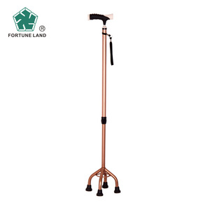 Fortune Land Aluminum Alloy <b>Crutches</b> Height Adjustable For Elderly Rehabilitation <b>Walking</b> Aid - Product Image 2