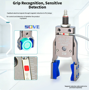 <strong>Robotic</strong> Arm Mini Fixture Magnetic Widened Large-Opening <strong>Robot</strong> <strong>Grippers</strong> Pneumatic Sprue <strong>Robot</strong> <strong>Grippers</strong> - Product Image 5